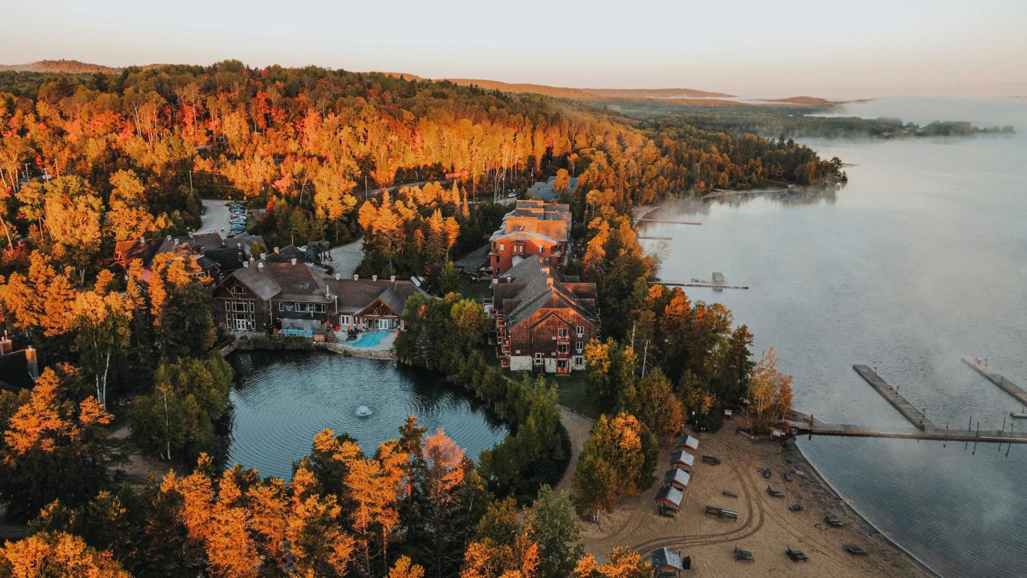 Saint-Michel Auberge Du Lac Taureau מראה חיצוני תמונה