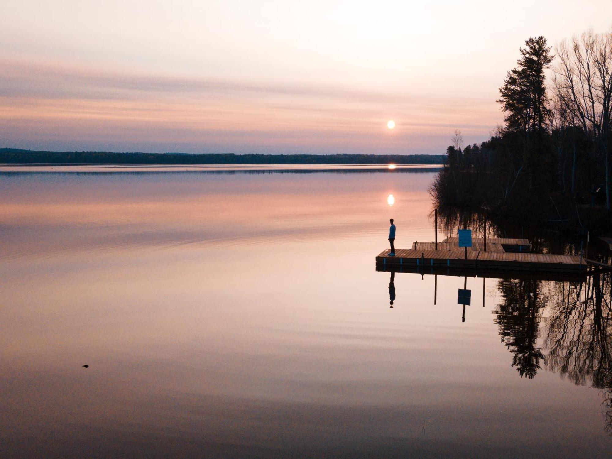 Saint-Michel Auberge Du Lac Taureau מראה חיצוני תמונה